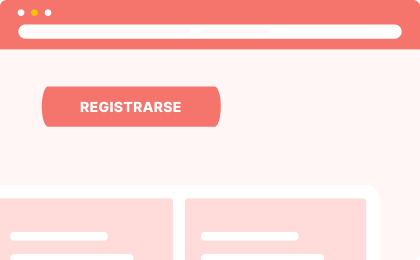 Haz clic en el botón de registro
