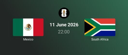 México vs Sudáfrica