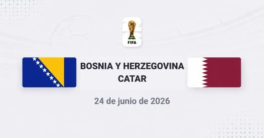 Bosnia y Herzegovina vs Catar