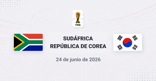 Sudáfrica vs República de Corea