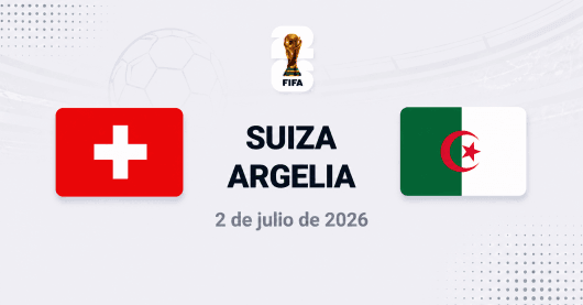 Suiza vs Argelia